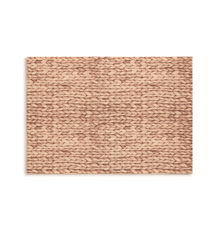 Mantel Individual "Day Drap" Negro 32x45cm (12 Uds)