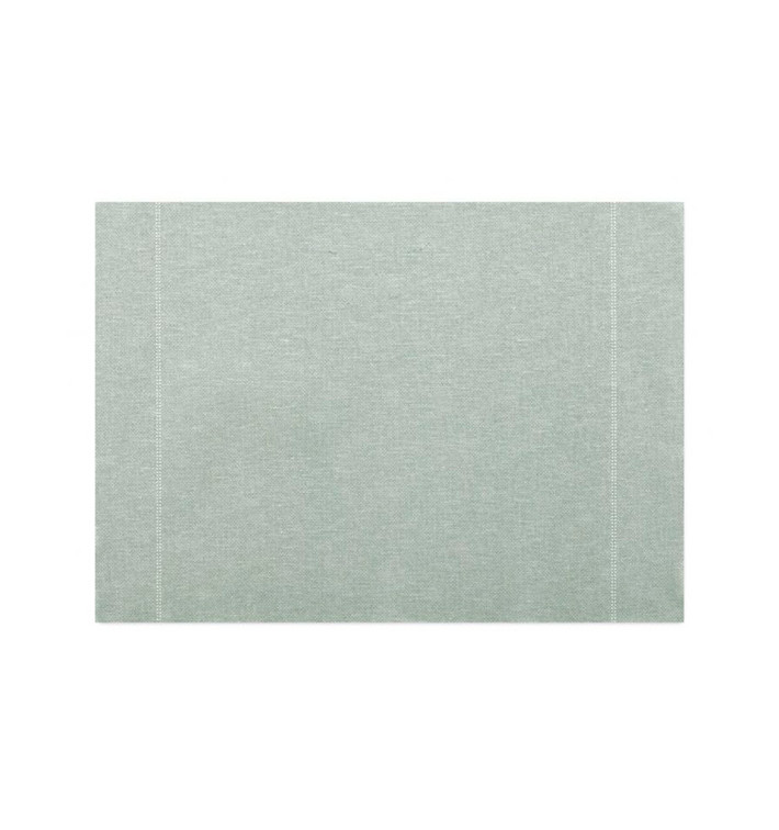 Mantel Individual "Day Drap" Gris Perla 32x45cm (12 Uds)