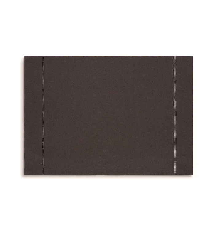 Mantel Individual "Day Drap" Anthracite 32x45cm (12 Uds)