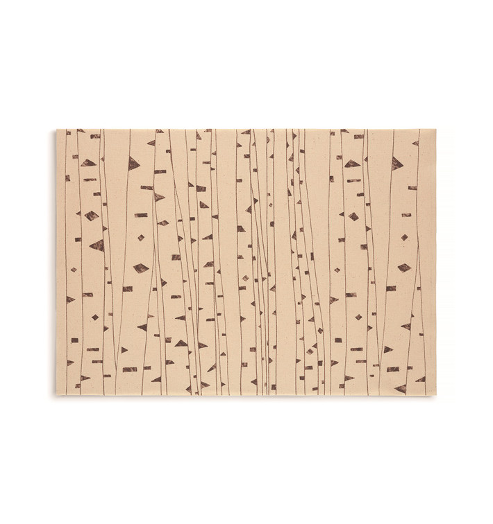 Mantel Individual "Day Drap"  Líneas Verdes 32x45cm (12 Uds)