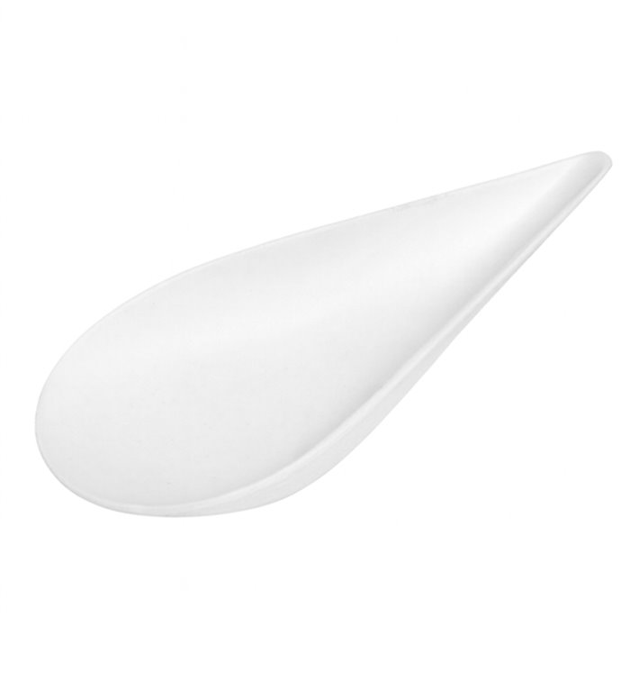 Minibol Ovalado Caña de Azucar Blanco 8x5cm (500 Uds)