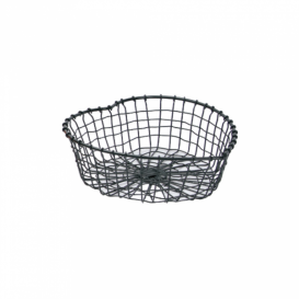 Cesta Corazón de Acero Negro 280x270x90mm (1 Ud)