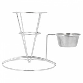 Cesta Presentación de Acero con Tarrina Ø83x127mm (1 Ud)