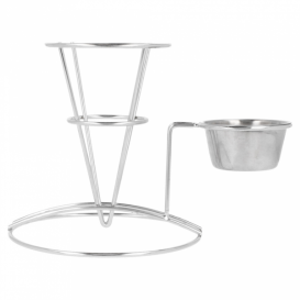 Cesta Presentación de Acero con Tarrina Ø83x127mm (12 Uds)