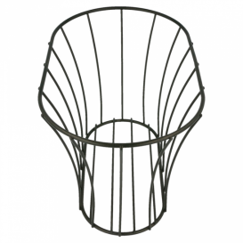 Cesta Ovalado de Acero Negro 210x127x127 (12 Uds)