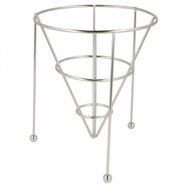 Cesta para Presentación Apilable Acero Ø127x152mm (12 Uds)