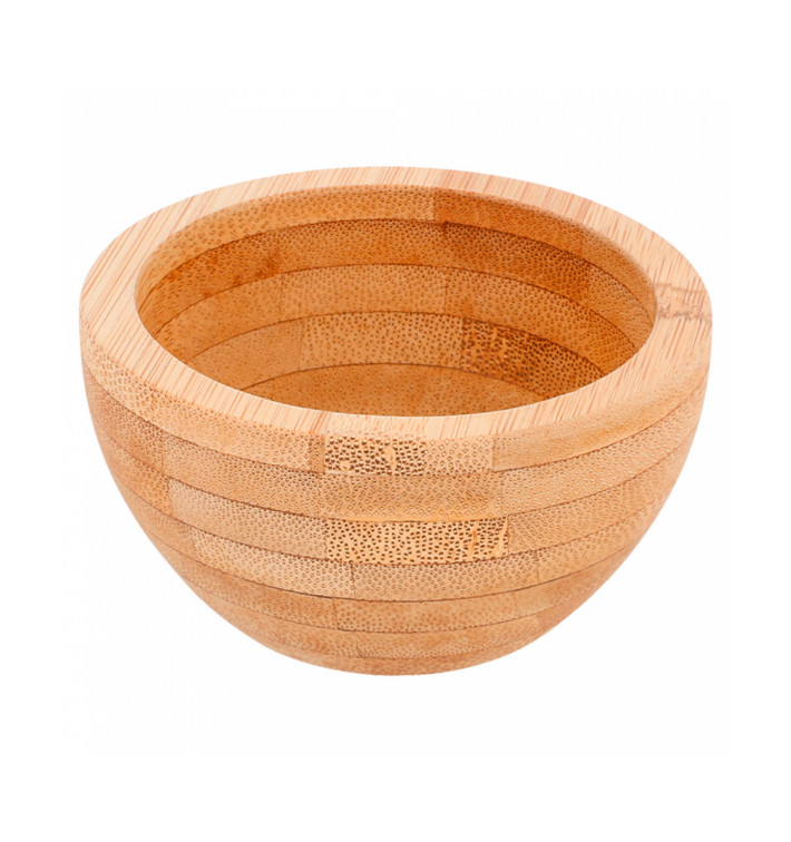 Mini Bol de Bambú Ø8x4,2cm (20 Uds) Mini Bol de Bambú Ø8x4,2cm (20 Uds)