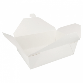 Caja Carton Americana Blanca 197x140x64mm 1500ml (50 Uds)