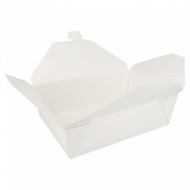 Caja Carton Americana Blanca 197x140x64mm 1500ml (200 Uds)