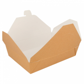 Caja Carton Americana Natural 197x140x46mm 1500ml (50 Uds) 