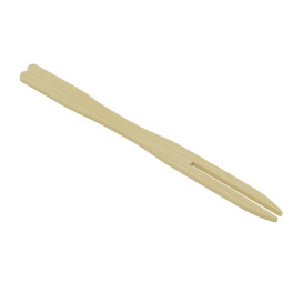 Mini Tenedor de Bambu Degustación 90mm (200 Uds)