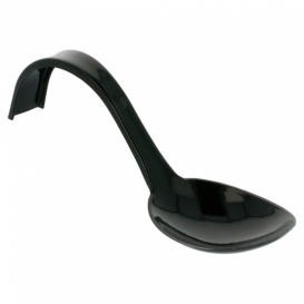 Cuchara Degustacion Asa Curva Negra 130 mm (500 uds)