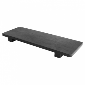 Bandeja de Bambú Negra para Sushi 30x11x2,5cm (40 Uds)