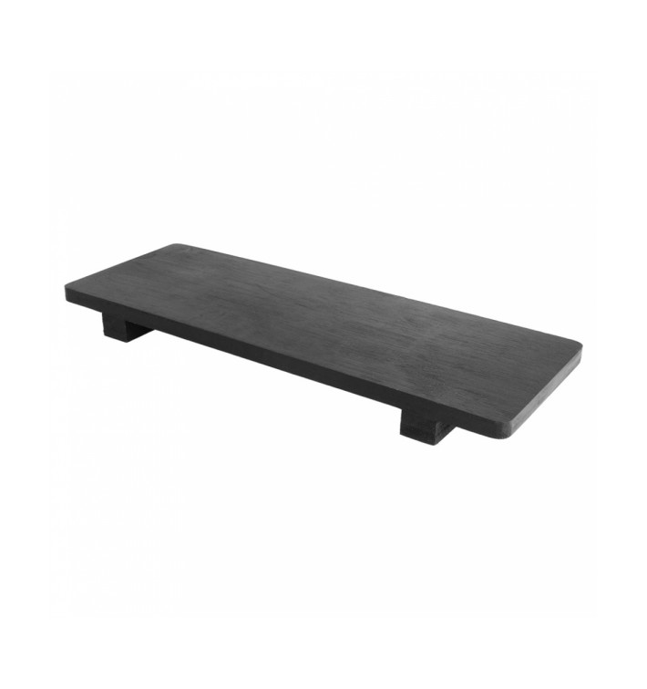 Bandeja de Bambú Negra para Sushi 30x11x2,5cm (40 Uds) Bandeja de Bambú Negra para Sushi 30x11x2,5cm (40 Uds)