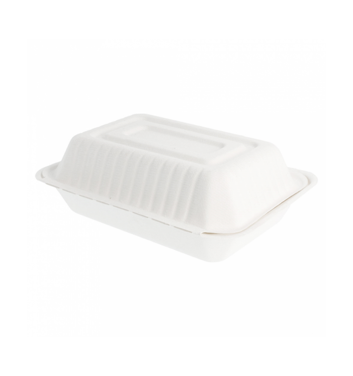 Envase MenuBox Caña Azúcar Blanco 225x165x64mm (50 Uds) Envase MenuBox Caña Azúcar Blanco 225x165x64mm (50 Uds)