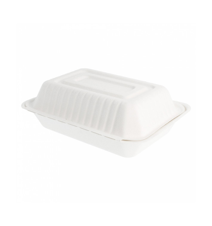 Envase MenuBox Caña Azúcar Blanco 225x165x64mm (200 Uds) Envase MenuBox Caña Azúcar Blanco 225x165x64mm (200 Uds)