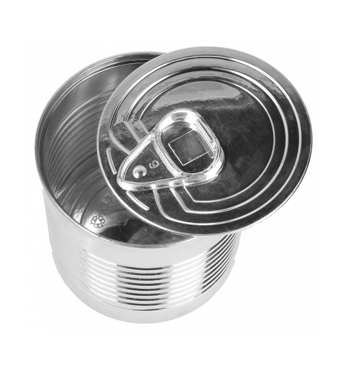 Botes de Conserva Plateado PS 220ml Ø7,4x7,3cm (20 Uds) Botes de Conserva Plateado PS 220ml Ø7,4x7,3cm (20 Uds)
