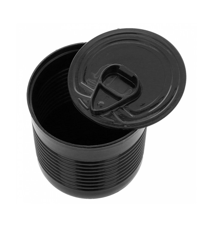 Botes de Conserva Negras PS 220ml Ø7,4x7cm (100 Uds)