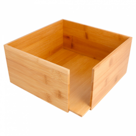 Porta Sevilletas de Bambú 21x21x10cm (1 Ud)