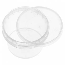 Envase Plastico con Tapa Inviolable 120ml Ø6,9cm (25 Uds)