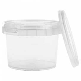 Envase Plastico con Tapa Inviolable 120ml Ø6,9cm (25 Uds)