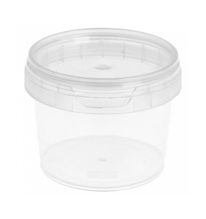 Envase Plastico con Tapa Inviolable 120ml Ø6,9cm (1000 Uds) Envase Plastico con Tapa Inviolable 120ml Ø6,9cm (1000 Uds)