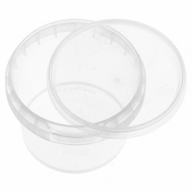 Envase Plastico con Tapa Inviolable 120ml Ø6,9cm (1000 Uds)