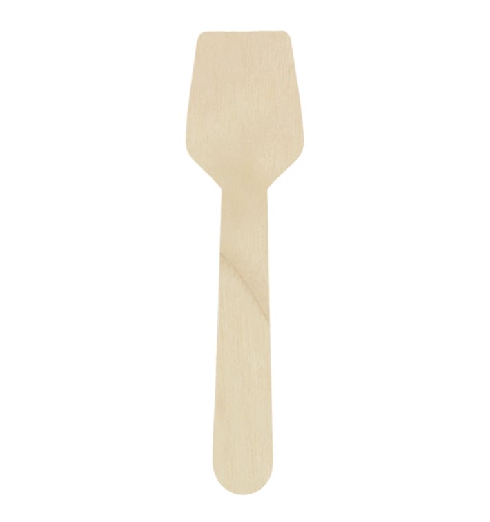 Cucharilla de Madera para Helados 95mm (100 Uds)