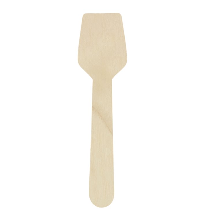 Cucharilla de Madera para Helados 95mm (100 Uds)