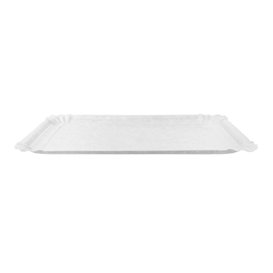 Bandeja de Carton Rectangular Blanca 9x15 cm (100 Uds)