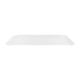 Bandeja de Carton Rectangular Blanca 12x19 cm (100 Uds)