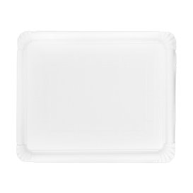 Bandeja de Carton Rectangular Blanca 31x38 cm (50 Uds)