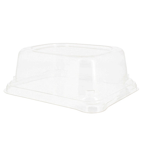 Tapa PET para Envase Caña de Azúcar 14x11x5cm (300 Uds)