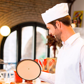Gorro Cocinero Rejilla Algodón Blanco (1 Ud)