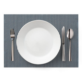 Mantel Individual "Day Drap" Líneas Azules 32x45cm (72 Uds)