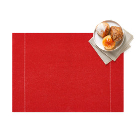 Mantel Individual "Day Drap" Rojo 32x45cm (12 Uds)