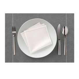 Mantel Individual "Day Drap" Anthracite 32x45cm (12 Uds)
