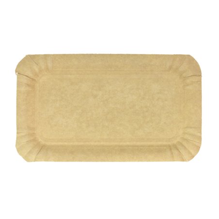 Bandeja de Cartón Rectangular Dorada 10x16 cm (100 Uds)