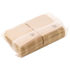 Servilletas de Papel Miniservis Eco Kraft 17x17cm (200 Uds)