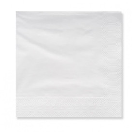 Servilleta Papel Cenefa 20x20 3 Capas Blanca (4.800 Uds)