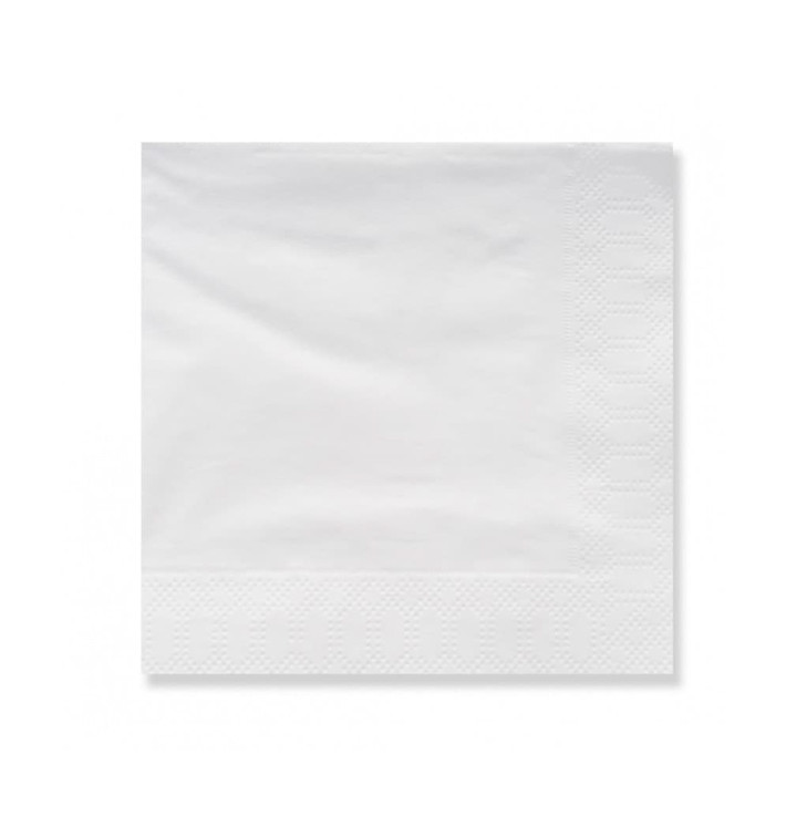 Servilleta Papel Cenefa 20x20 3 Capas Blanca (4.800 Uds)