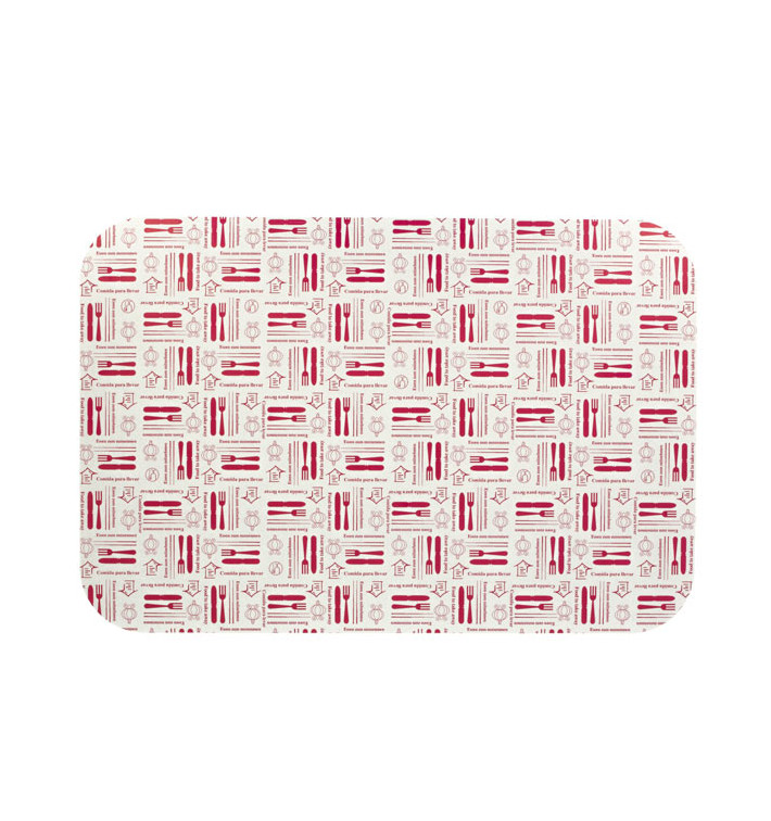 Tapa para Bandeja Aluminio 18C. 2200ml (100 Uds)