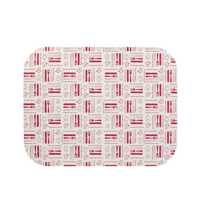 Tapa para Bandeja Aluminio 12C. 1180ml (600Uds)
