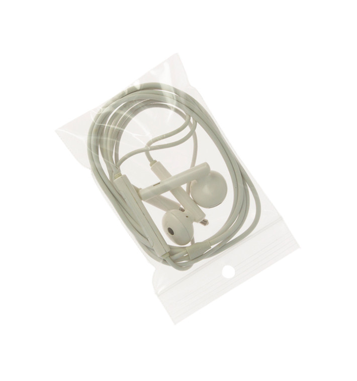 Bolsas Zip con Autocierre y Taladro Circular 7x10 cm G200 (100 Uds) Bolsas Zip con Autocierre y Taladro Circular 7x10 cm G200 (100 Uds)