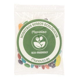 Bolsas de Polietileno Autocierre y Bolsillo 16x22+20cm G200 (1000 Uds)