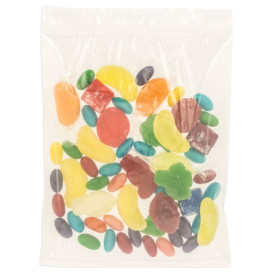 Bolsas de Polietileno Autocierre y Bolsillo 16x22+20cm G200 (1000 Uds)
