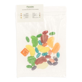 Bolsas de Polietileno Autocierre y Bolsillo 18x22,5+20cm G200 (100 Uds)