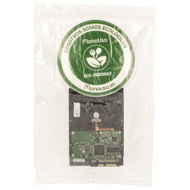 Bolsas de Polietileno Autocierre y Bolsillo 23x32+26cm G200 (1000 Uds)