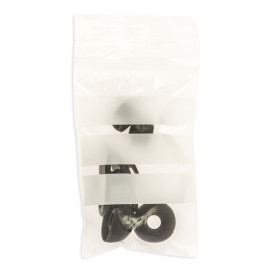 Bolsas ZIP Cierre a Presion y Banda Escritura 7x10cm G200 (100 Uds)