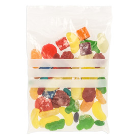 Bolsas ZIP Cierre a Presion y Banda Escritura 10x15cm G200 (100 Uds)